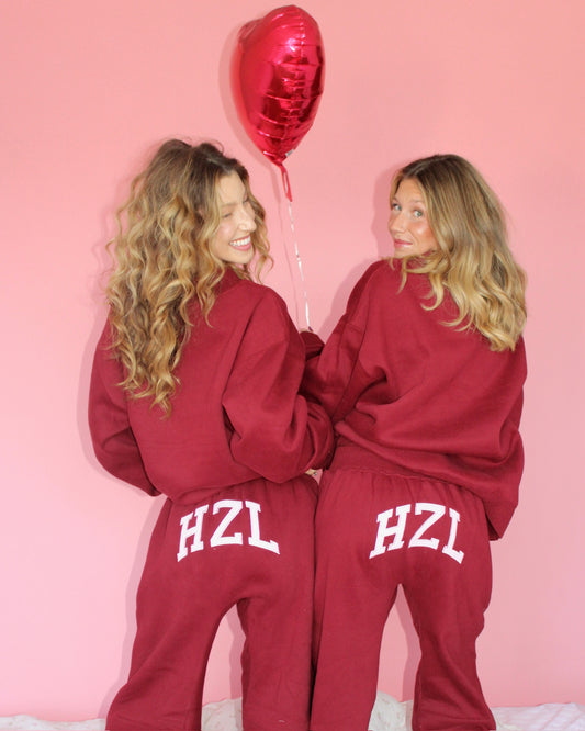 The HZL Red Velvet Barrel Pants