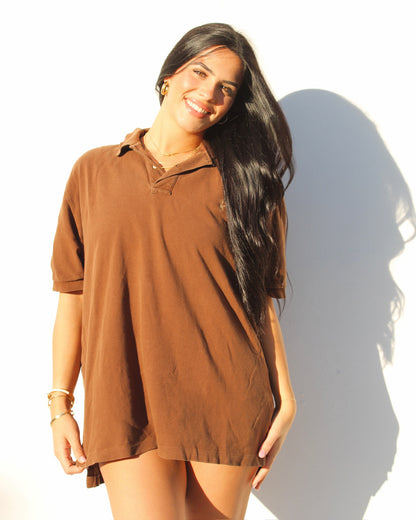 Evi11 Twin Vintage Chocolate Polo