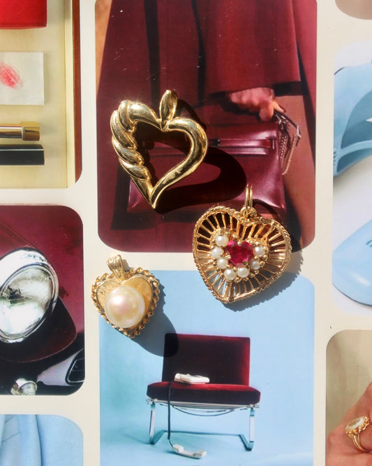 Evi11 Twin Vintage Jewels // Twist Heart