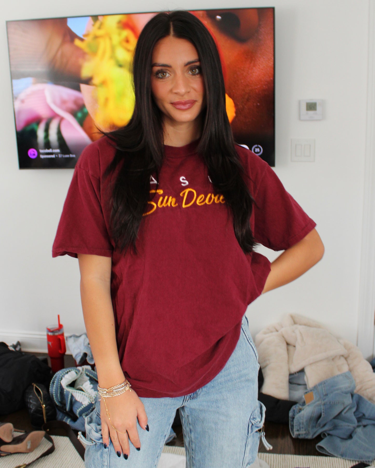 Evi11 Twin Vintage - Sun Devils Tee
