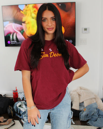 Evi11 Twin Vintage - Sun Devils Tee