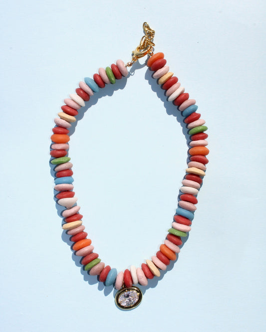 The Punch Necklace // Oval Charm