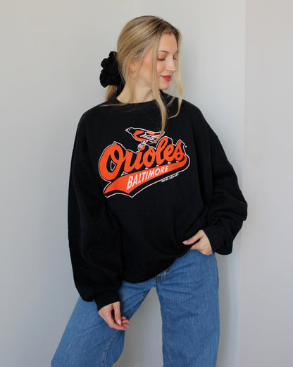 Evi11 Twin Vintage Crewneck - Orioles