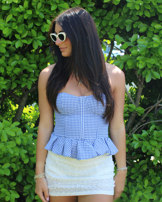 The Angie Top // Sky