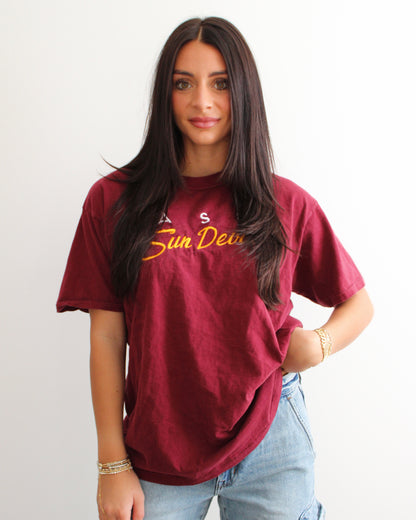 Evi11 Twin Vintage - Sun Devils Tee