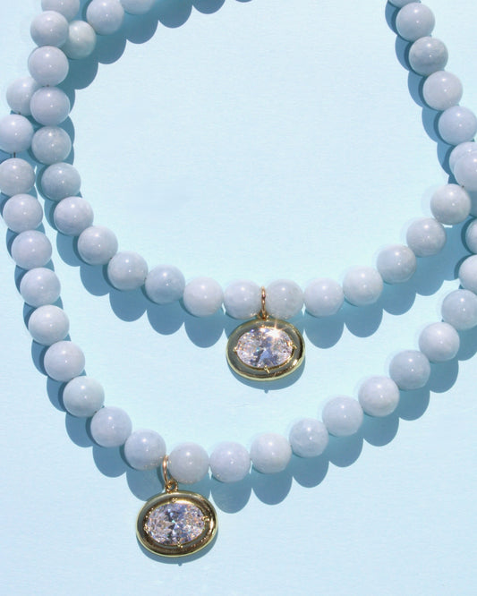 The Naples Necklace // Light Blue