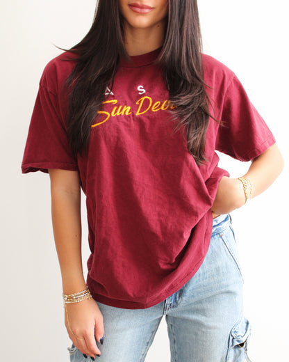 Evi11 Twin Vintage - Sun Devils Tee