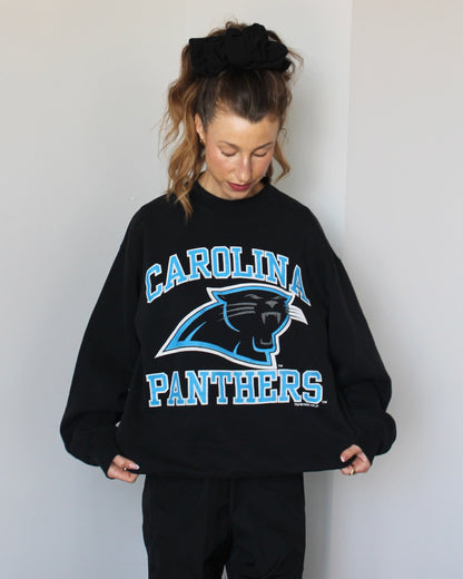 Evi11 Twin Vintage Crewneck - Panthers