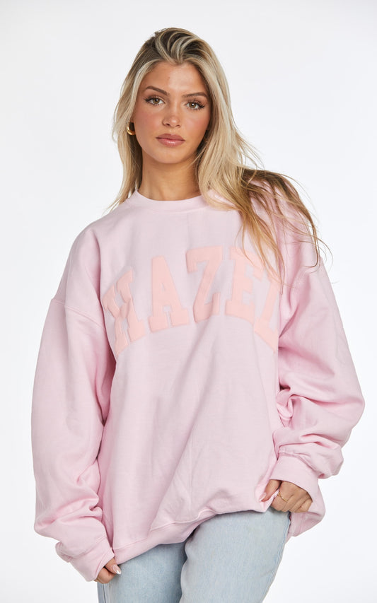 The Capri Crewneck // Baby Pink
