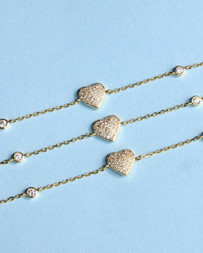 The Trinity Heart Bracelet