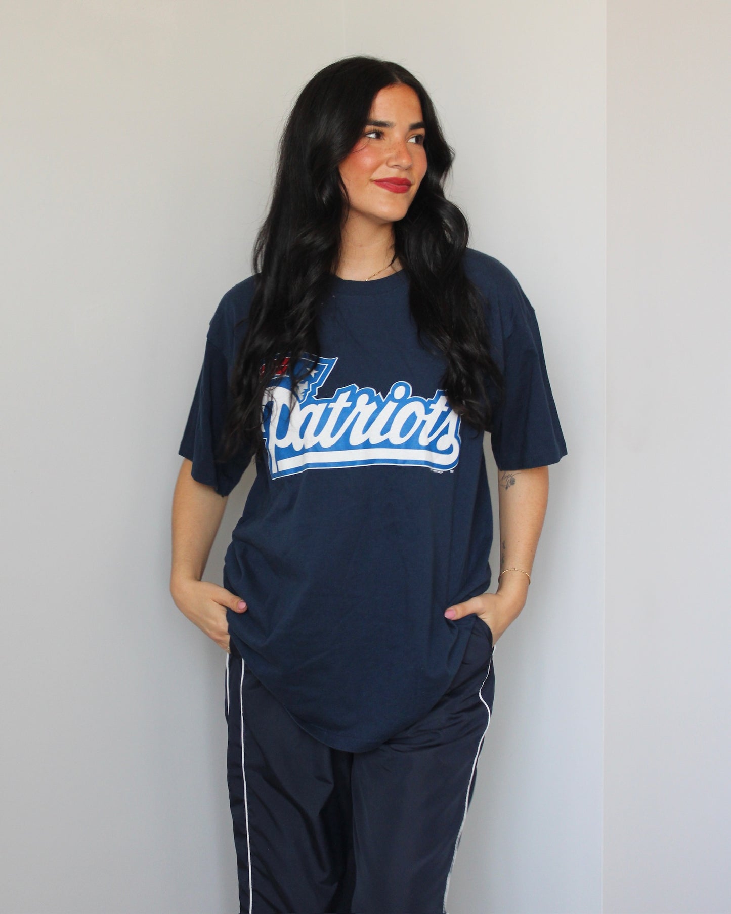 Evi11 Twin Vintage Tee - Patriots