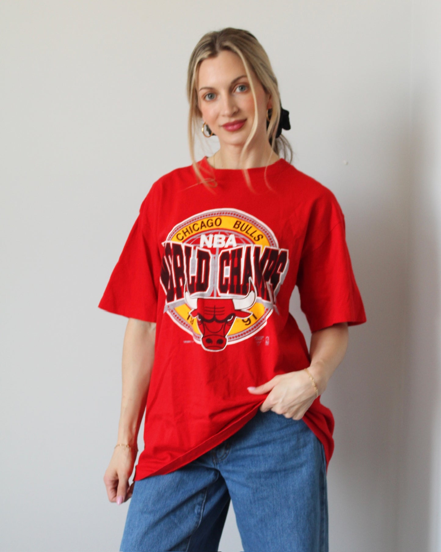 Evi11 Twin Vintage Tee - Chicago Bulls