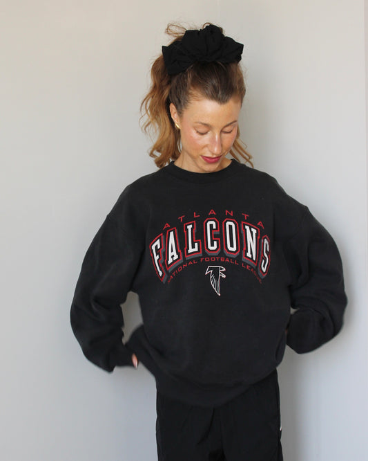 Evi11 Twin Vintage Crewneck - Falcons Football