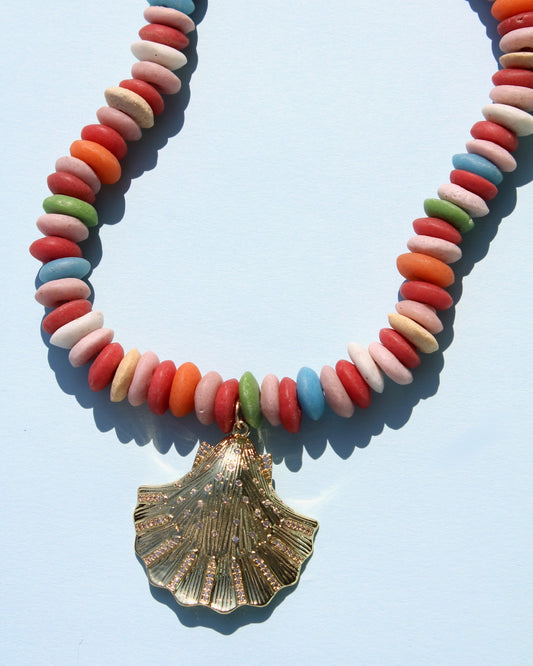 The Punch Necklace // Diamond Shell