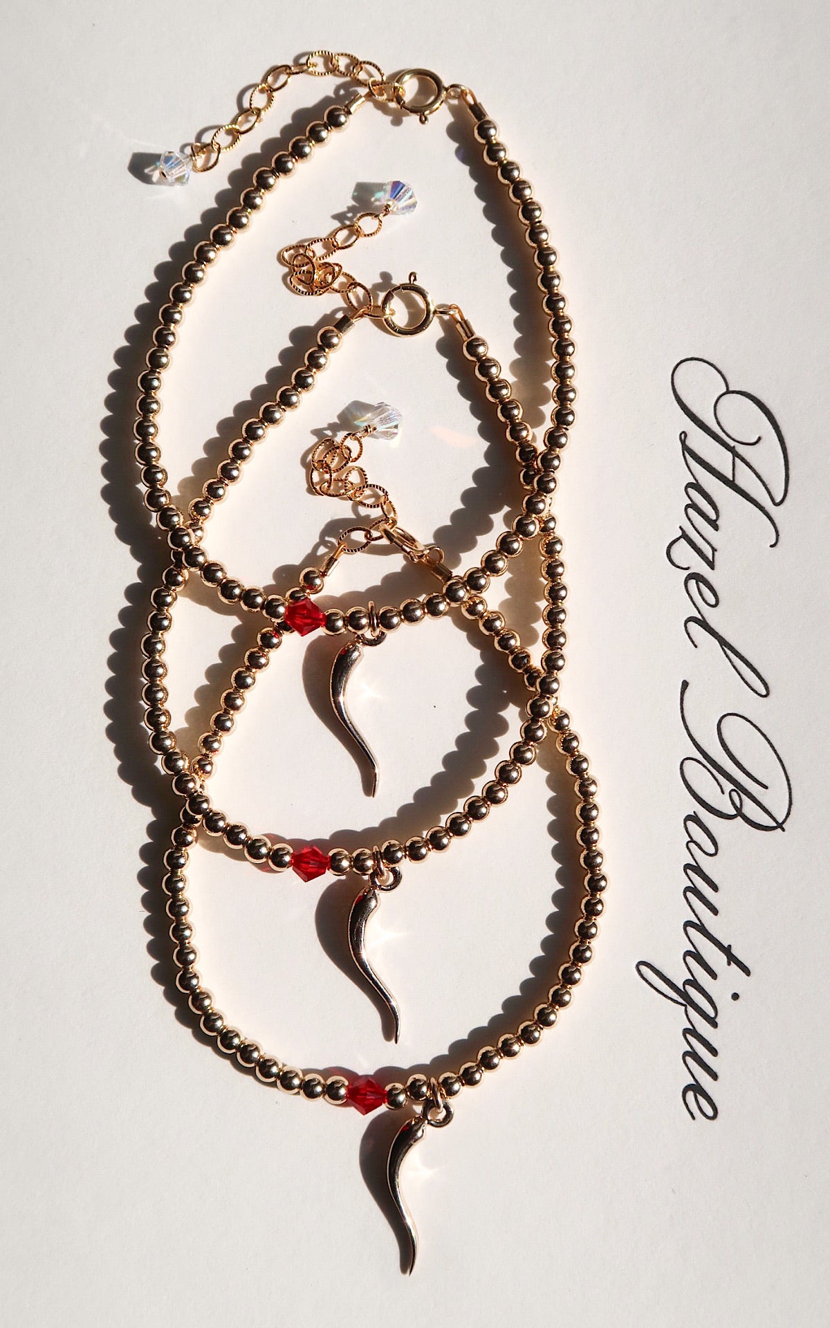 Lucky Italian Horn Bracelet