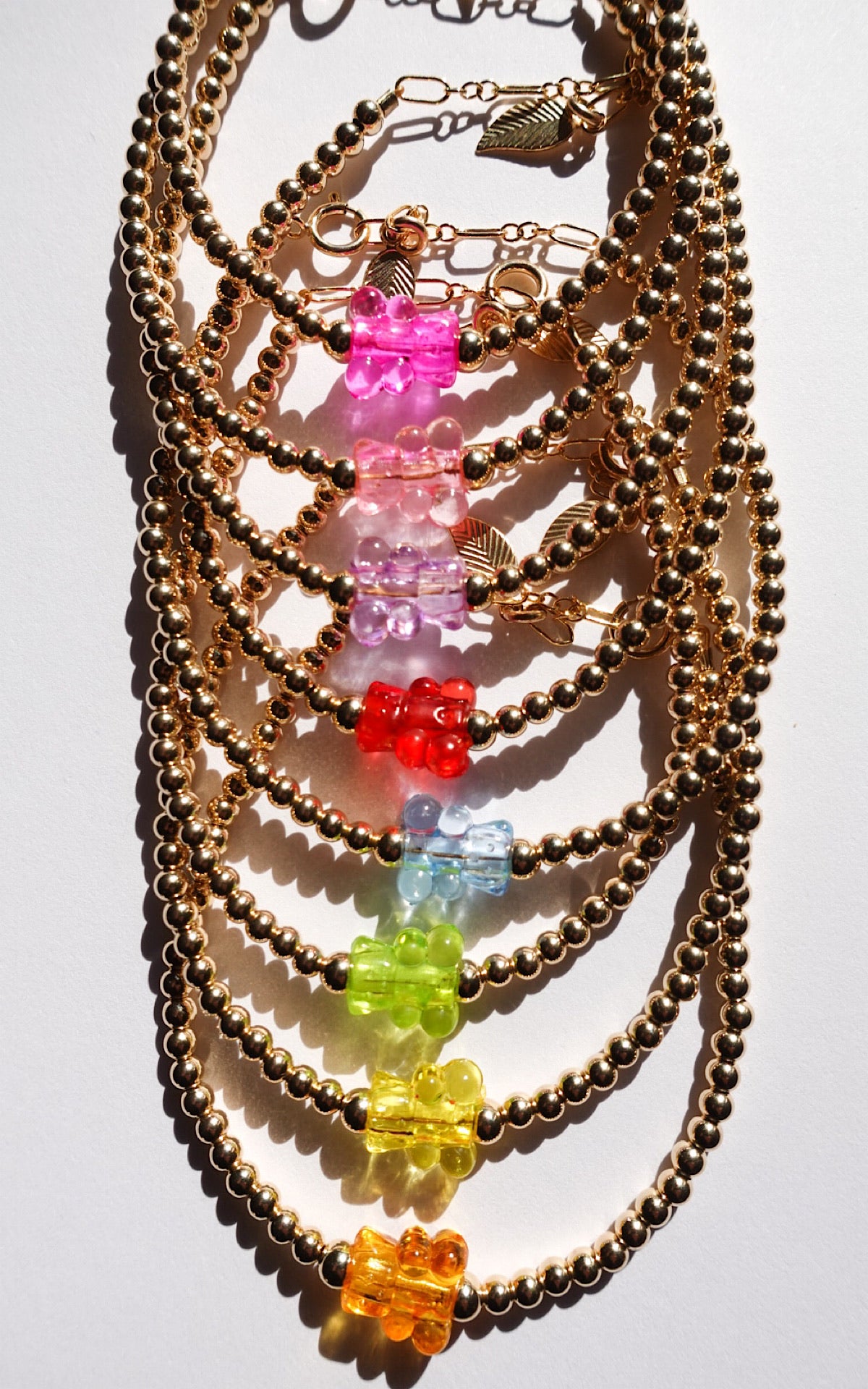 14k Gold Filled Mini Gummy Bear Bracelet