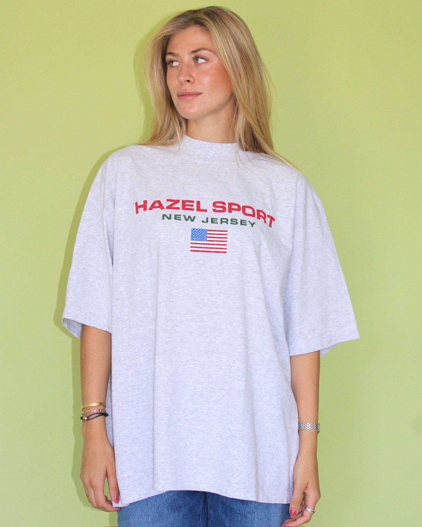 The Hazel Sport Tee // Grey