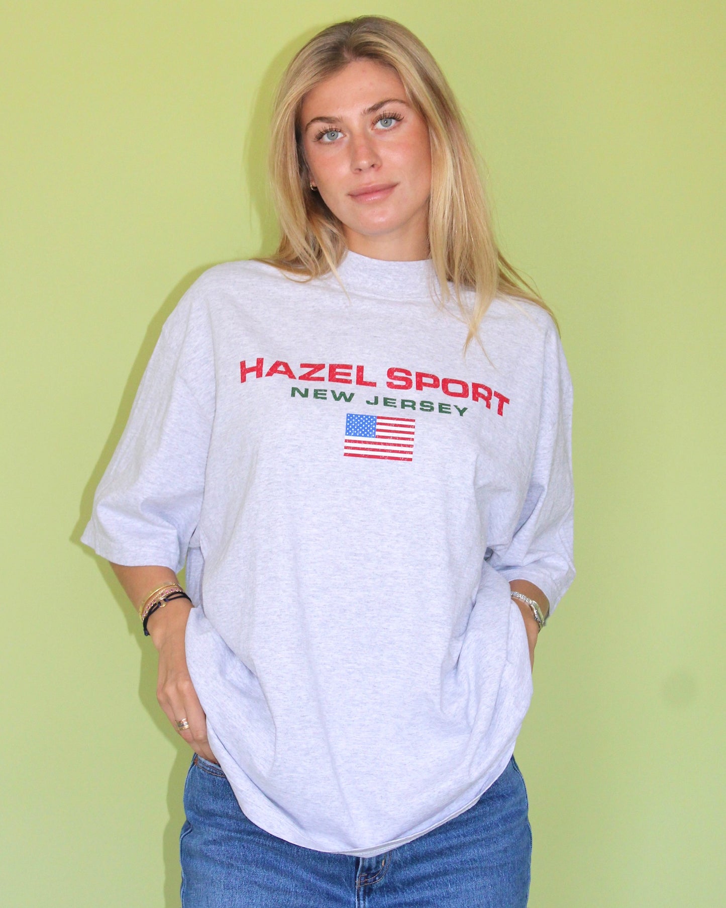 The Hazel Sport Tee // Grey