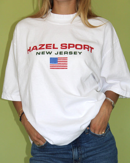 The Hazel Sport Tee // White